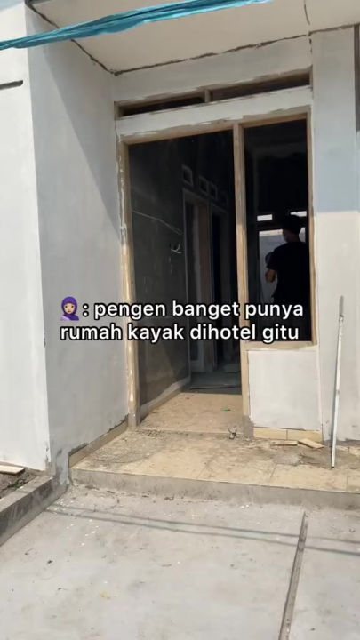 Interior rumah subsidi bergaya hotel yang estetis